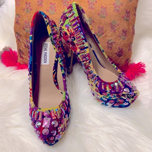 Steve Madden Ditzy Sparkling Dress High Heel Pump - Picture 1 of 12